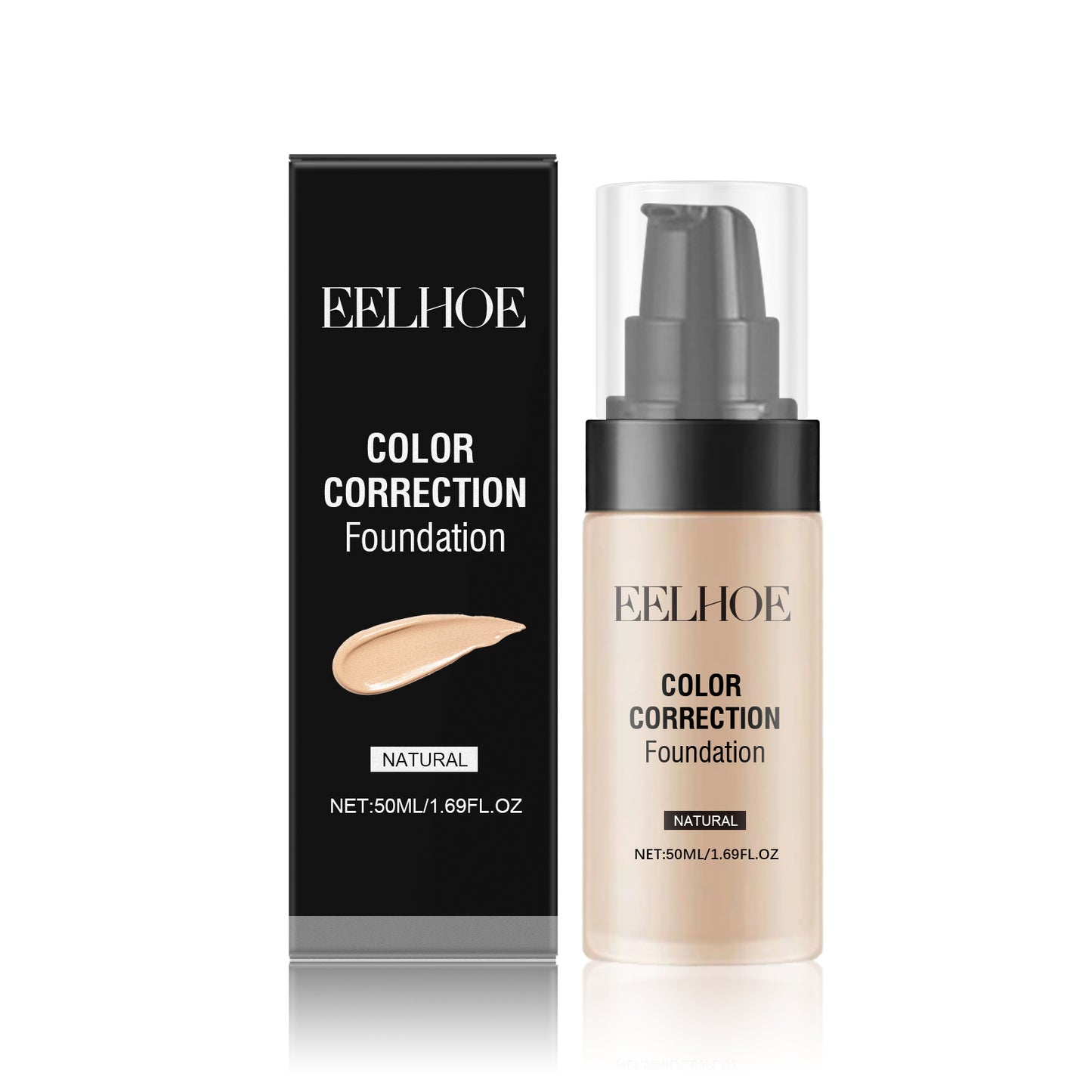 EELHOE Foundation Concealer Mild, Natural, Light, Light And Radiant Skin Tone Hydrating, Long-Lasting And Non-Removable Foundation