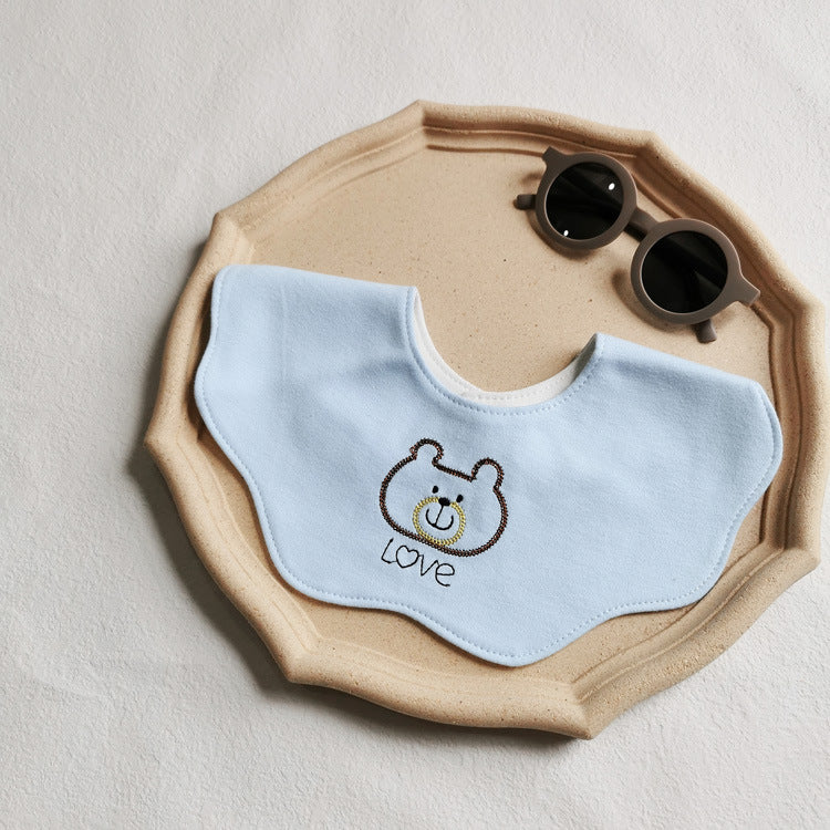 Baby Boy Saliva Towel Baby Bib Cotton Boy Baby Gentleman Bow Tie Fake Collar Waterproof Bib