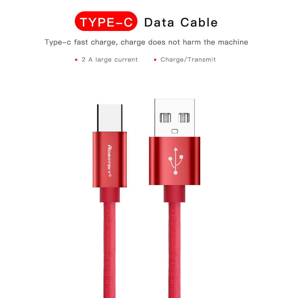 USB Cable for iPhone X 8 7 Plus 6S Micro usb Type-C Phone Charging Cable 2A Fast Charger for Samsung S9 S8 Plus Huawei