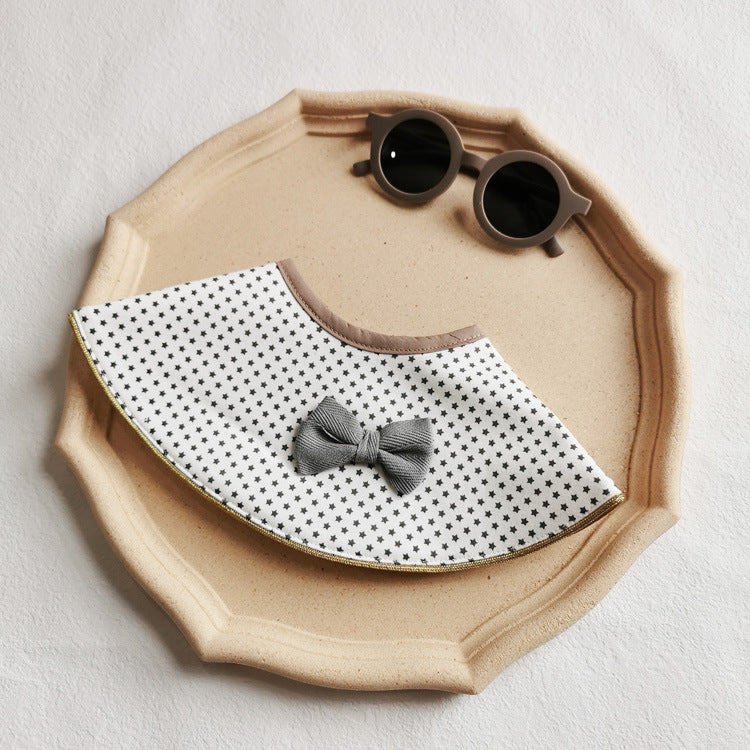 Baby Boy Saliva Towel Baby Bib Cotton Boy Baby Gentleman Bow Tie Fake Collar Waterproof Bib