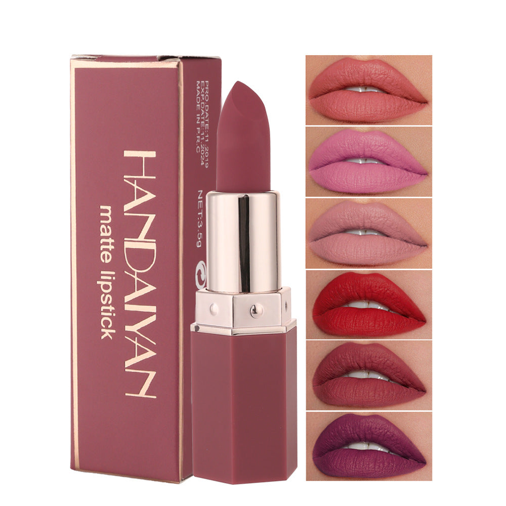 HANDAIYAN Matte Long Lasting Lipstick Lipstick Long Lasting Makeup Multi Color Lipsticks Look Good And Show Temperament