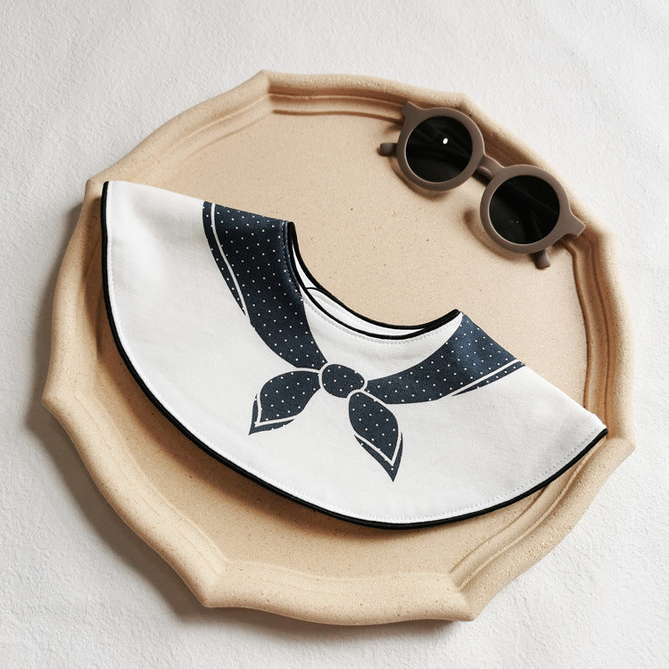 Baby Boy Saliva Towel Baby Bib Cotton Boy Baby Gentleman Bow Tie Fake Collar Waterproof Bib