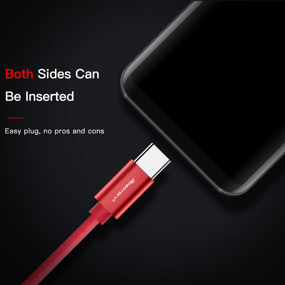 USB Cable for iPhone X 8 7 Plus 6S Micro usb Type-C Phone Charging Cable 2A Fast Charger for Samsung S9 S8 Plus Huawei